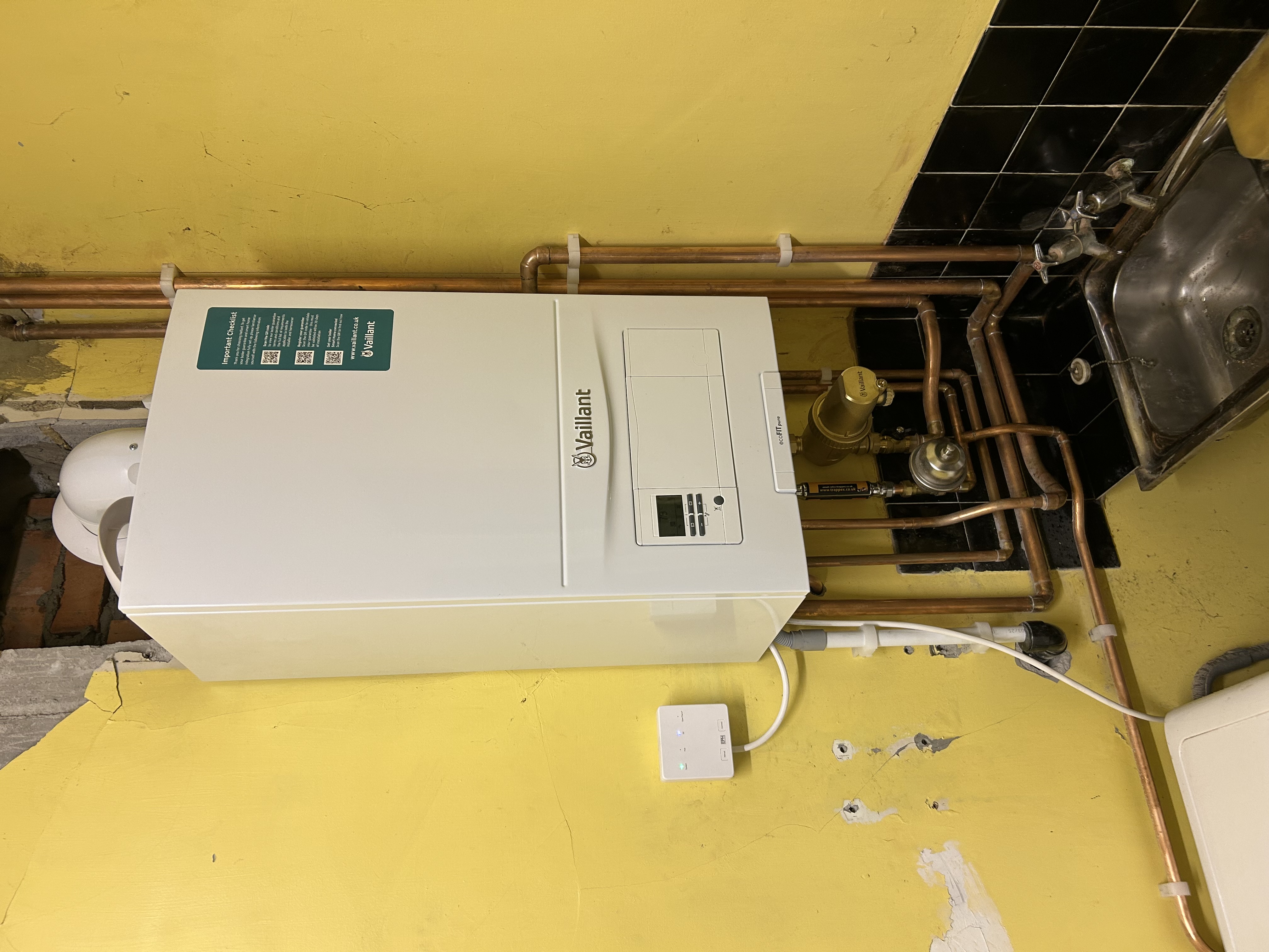 Boiler controls and wiring center